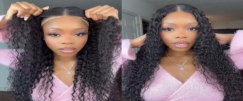 Pre-cut lace wig