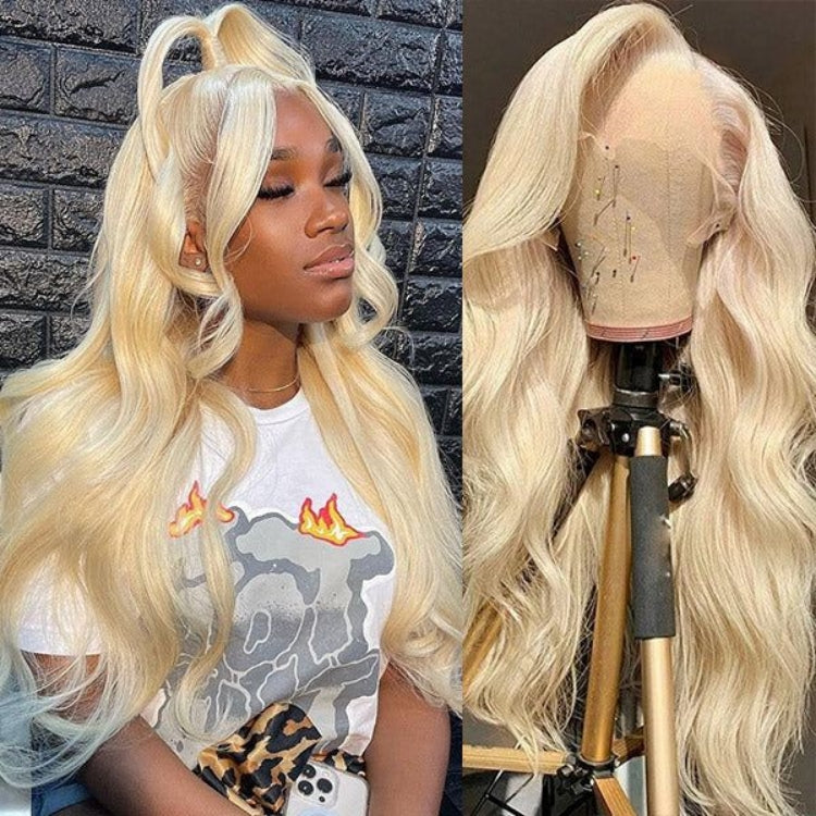 613 Blonde Transparent HD Lace Front Wigs 13*6 Body Wave Lace Frontal Human Hair